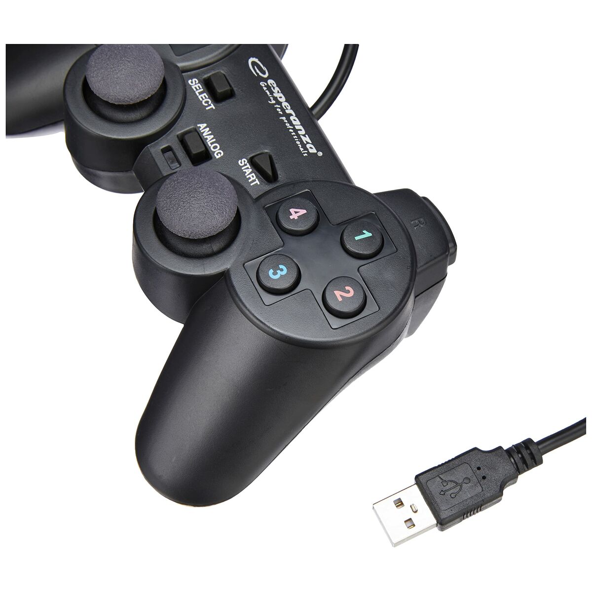 Spillkontroll Esperanza EG102 USB 2.0 Svart PC PlayStation 3